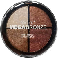 TECHNIC Mega Bronze Quad Compact Bronzer Palette - Long-Lasting Sun-Kissed Glow NEW