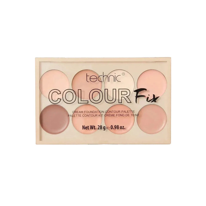 Technic Colour Fix Cream Contour Palette 2  8 Creamy Shades for Sculpting & Defining 