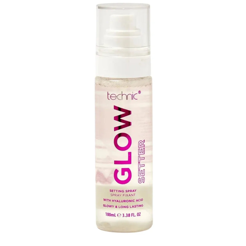 Technic Glow Setter setting spray bottle on a white background