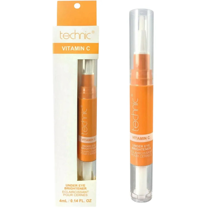Technic Vitamin C under eye brightener with packaging on a white background