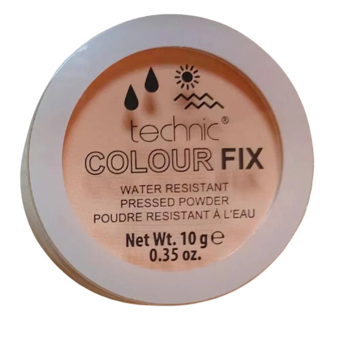 Technic Colour Fix Pressed Powder  Waterproof & Long-Lasting Matte Finish