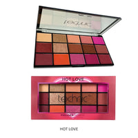 Makeup palette with 'technic' branding on a white background