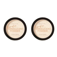Two containers of Technic superfine translucent powder on a white background