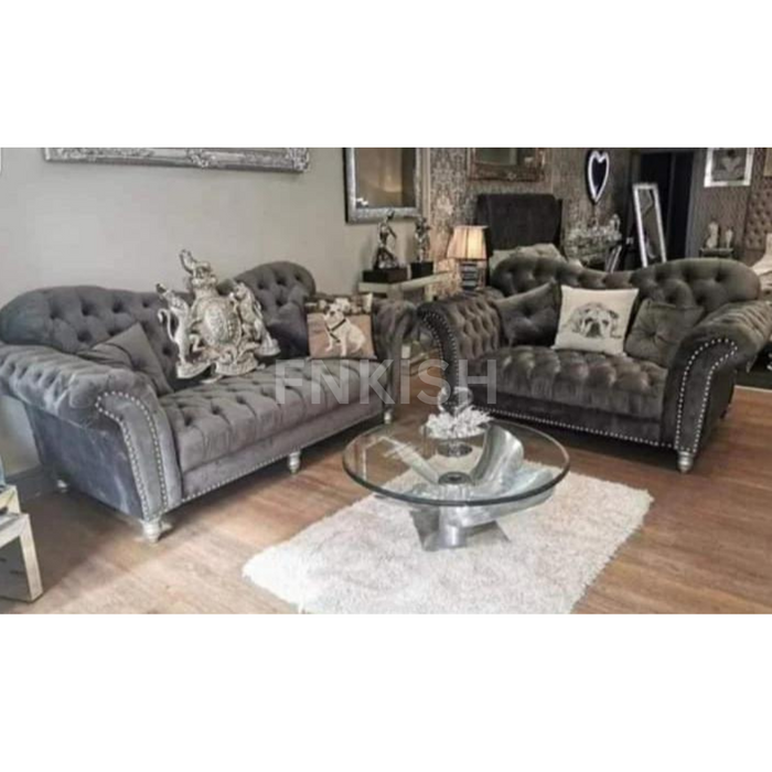 Elegance Chesterfield Italian 3+2 Sofas Set