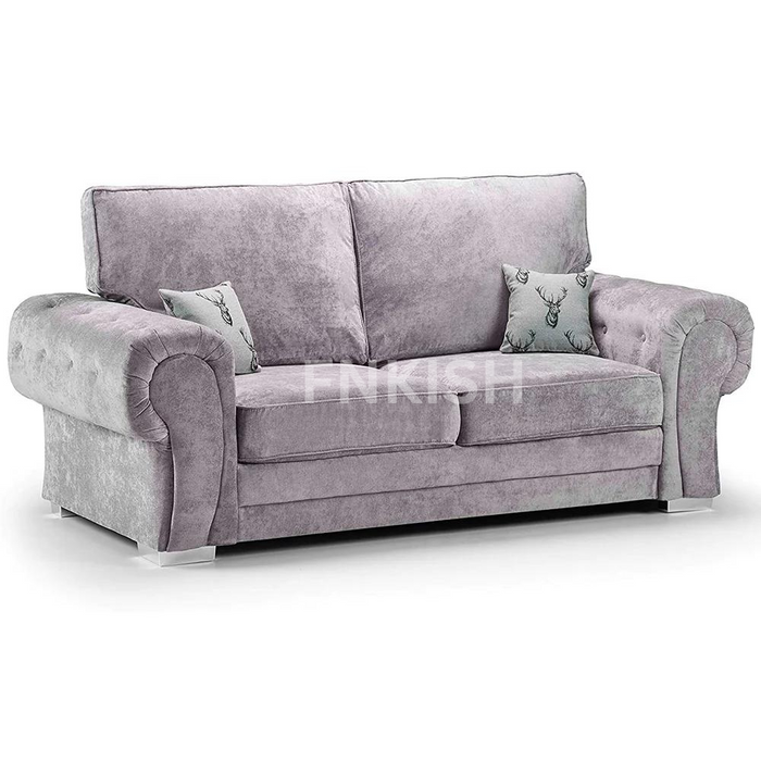 Vegas Chesterfield Sofa 3+2 Seater Mink