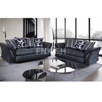 Shannon Fabric/Leather Sofa 3+2 Set