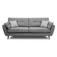 New Zinc Hoxton Comfy 3 Seater Sofa in Zink Original Fabric