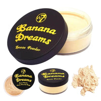 W7 Banana Dreams loose powder with packaging on a white background