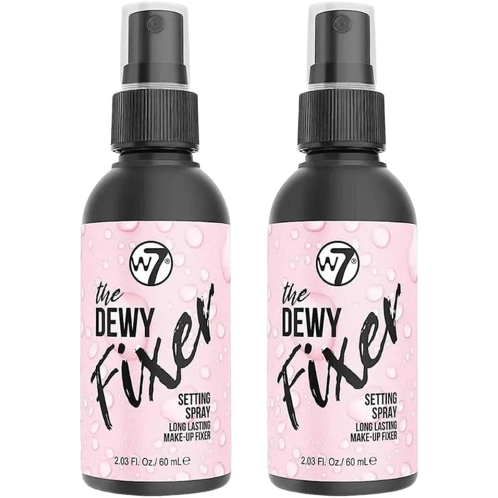 W7 The Fixer Makeup Setting Spray - Dewy Finish, Long-Lasting 