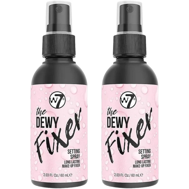 W7 The Fixer Makeup Setting Spray - Dewy Finish, Long-Lasting 