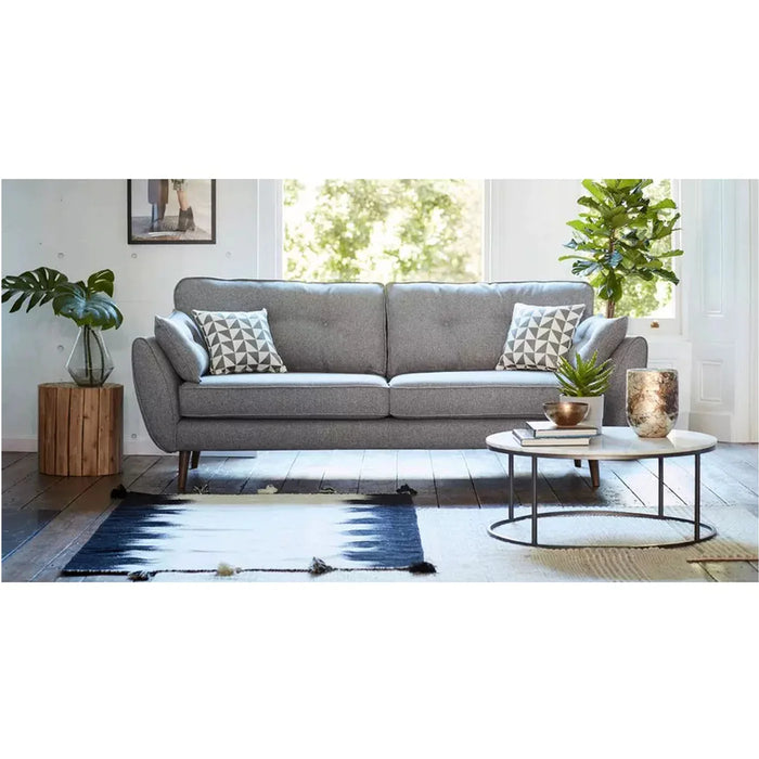 New Zinc Hoxton Comfy 3 Seater Sofa in Zink Original Fabric