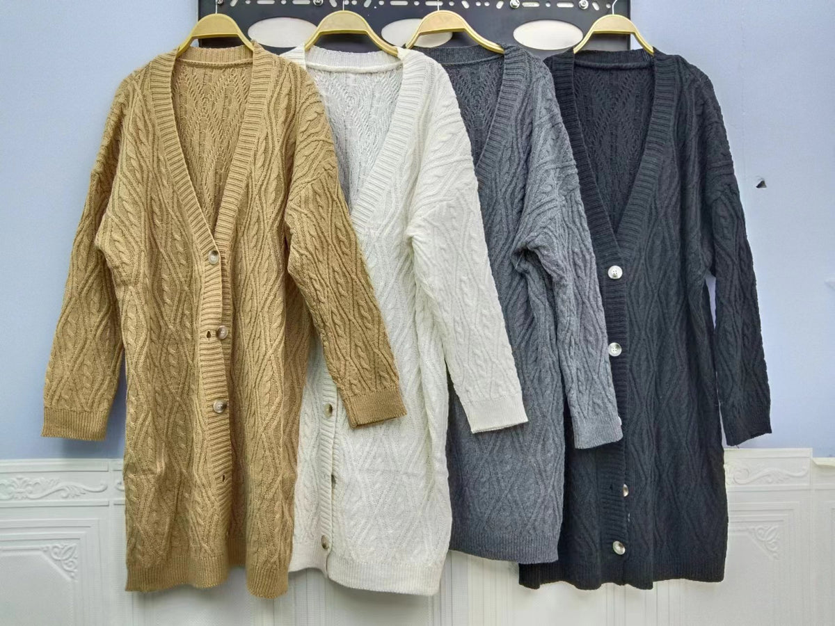 Fashion Loose Sweater Coat Women's Thickened