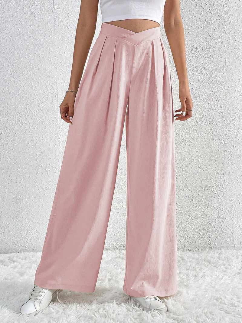 Women's Casual Wide-leg Pants Loose Trousers