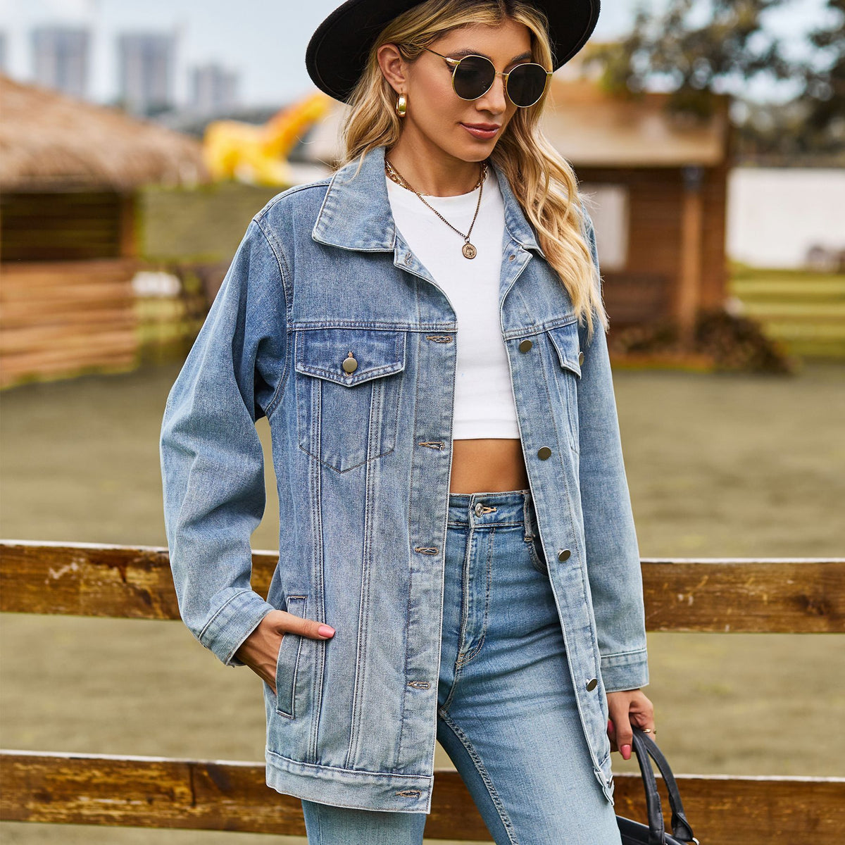 Versatile Classic Retro Classic Loose Denim Jacket