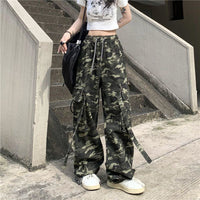 Retro Hip Hop Camouflage Slacks