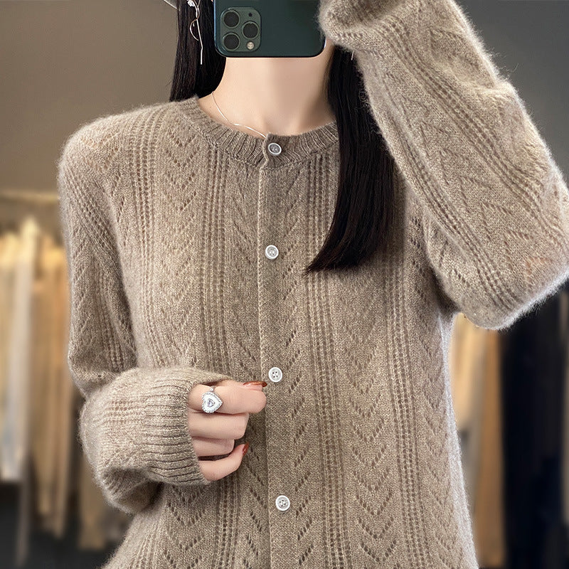 Slimming Cardigan Knitwear Loose Top Coat