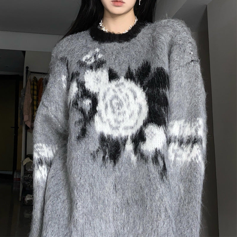 Women's Lazy Style Pullover Sweater