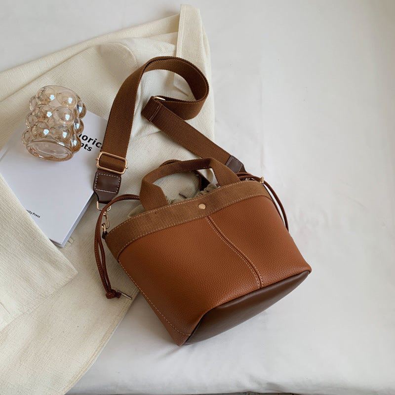 Popular All-matching Crossbody Portable Bucket Bag