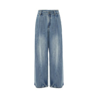 Women's Autumn New Loose Washed-out Jeans