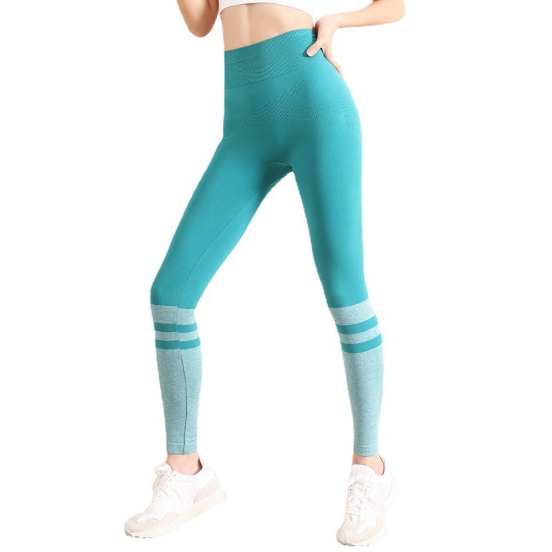 Seamless Yoga Pants Women's Tight High Waist Hip Lifting