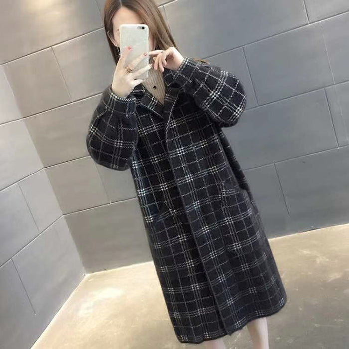 Thick And Large Mid Length Mink Coat