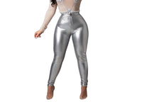 Leather Pants High Elasticity Plus Velvet Thickened PU Leather