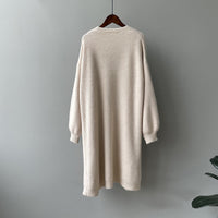 Korean Style Loose Mid-length Lazy Outer Sweater