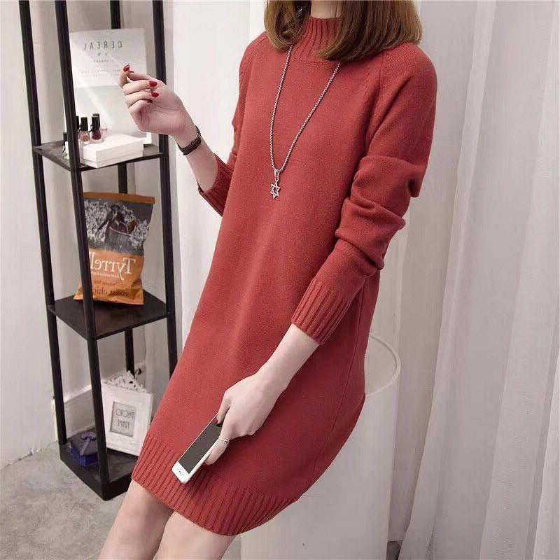 Women's Loose Mid-length Bottoming Shirt