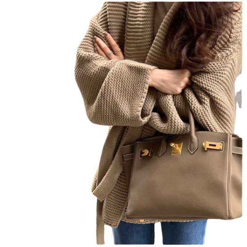 Women's Fashion Elegant Tied Sweater Coat