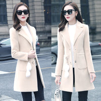 Women's Woolen Coat Women's Mid-length Korean Style