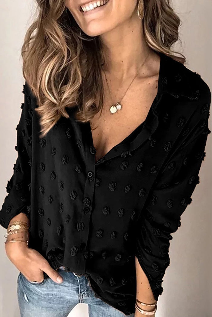 Spring And Summer New Cross-border Women's Clothing Fashion Long Sleeve Shirt