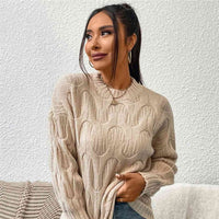 Women's Crew Neck Pullover Sweater