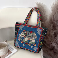 Ethnic Embroidery Handbag Literary Simplicity