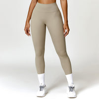 Zechuang Quick-drying Skinny Yoga Pants Brushed Belly Contracting