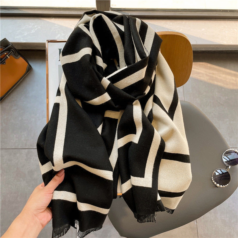 Outer Warm And Thickened Women's Scarf