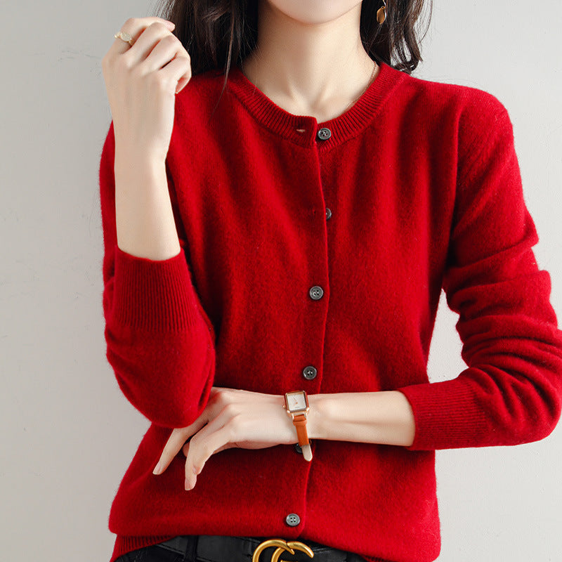 Women's Cardigan Sweater Coat Short Knitwear