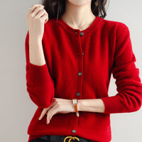 Women's Cardigan Sweater Coat Short Knitwear