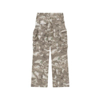 Multi-pocket Camouflage Denim Overalls Loose Wide-leg Straight Trousers