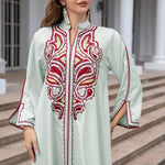 Muslim Middle East Embroidery Dress