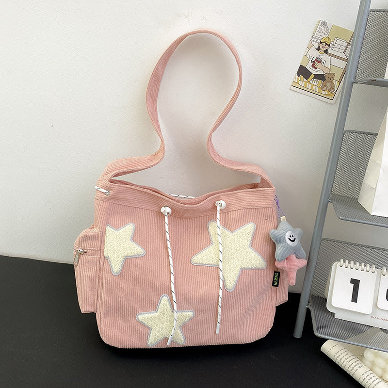 Cute Wild Casual Five-pointed Star Crossbody Bag