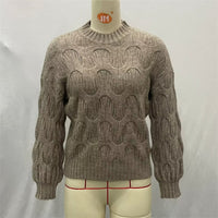 Women's Crew Neck Pullover Sweater