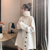 Women's Loose And Fashionable Mid-length Sweater