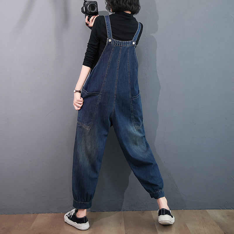 Large Size Loose Fashion Jumpsuit Trendy Casual