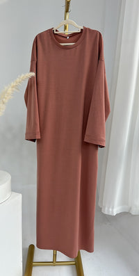 Dubai Middle East Turkey Dubai Solid Color Hoodie Dress