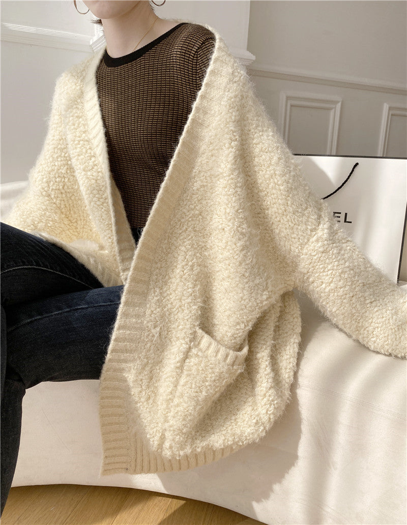 Women's Padded Sweater Cardigan Jacket