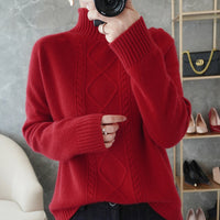 Women's Loose Thickened Bottoming Sweater Knitted