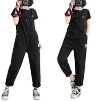 Women's New Loose Plus Size Denim Overalls