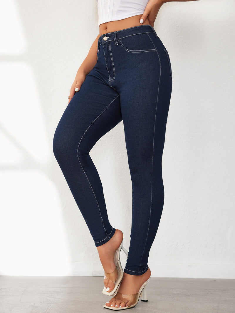 Women's Jeans High Waist Slimming And Tight