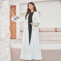 Women's Long-sleeved Cardigan Embroidered Dress