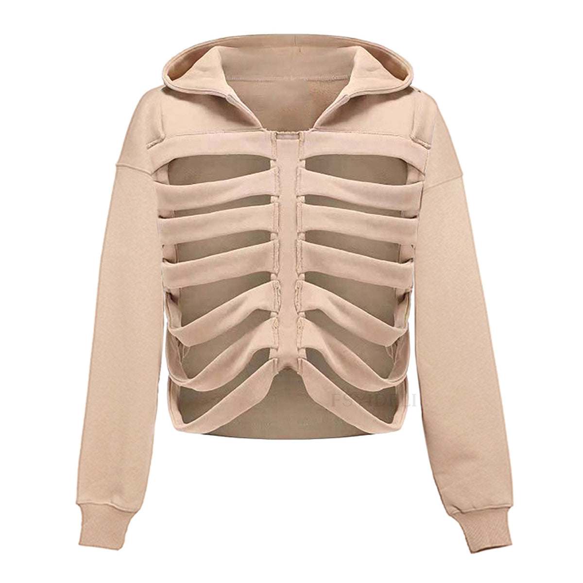 Trendy Skull Series Top Idle Style Hooded Long Sleeve Sweater